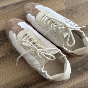 Tory Burch Leather & Suede Casual Sneakers
